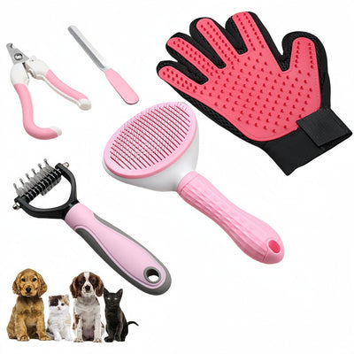 Steel Pack 5-in-1 Grooming Kit – Pink