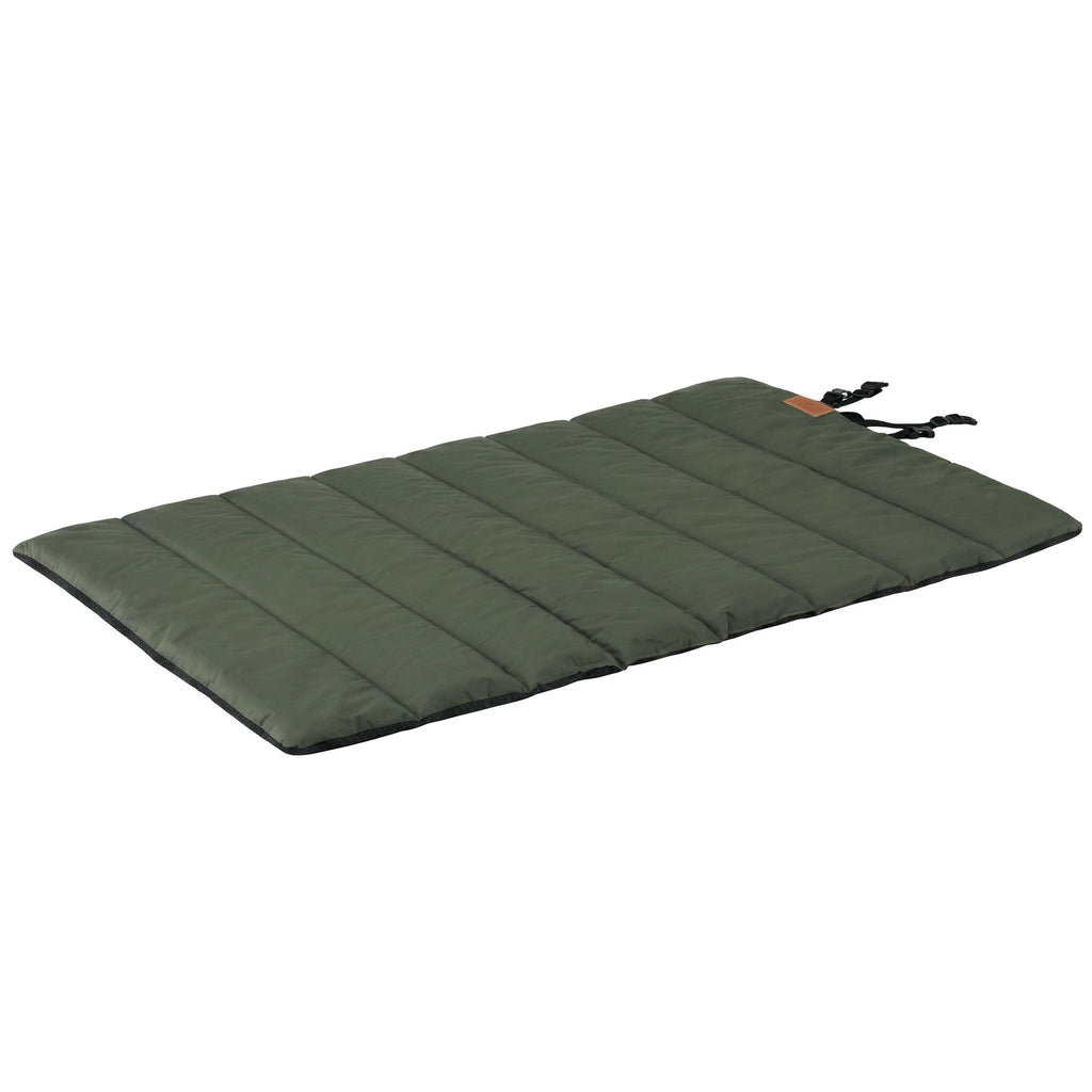 Steel Pack Roll-Up Outdoor Dog Bed – Green (110 × 67 cm)