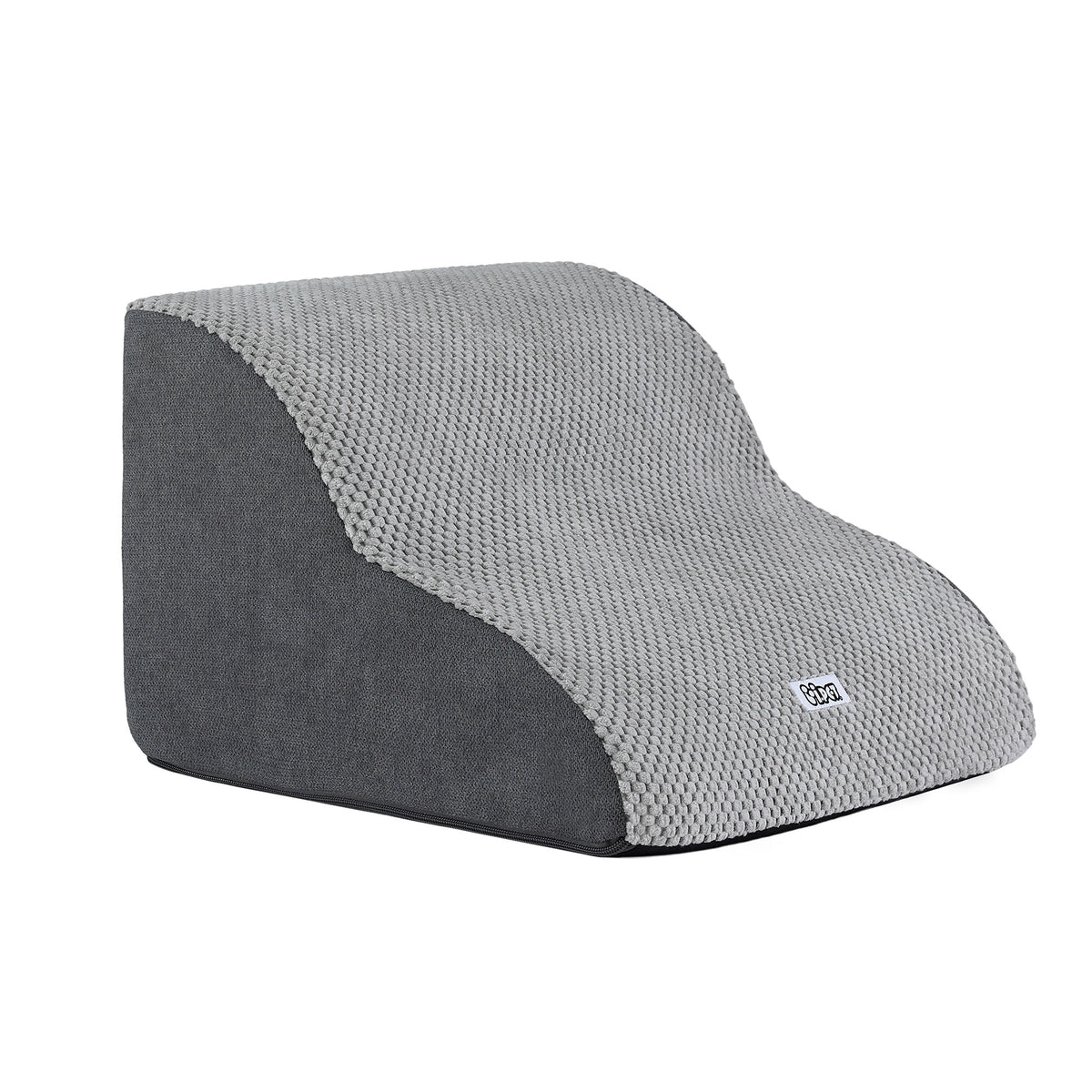 Steel Pack 2-Step Foam Pet Stairs – Grey