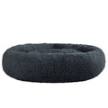 Steel Pack Calming Donut Bed – Dark Grey, 110 cm (dogs up to 36 kg)