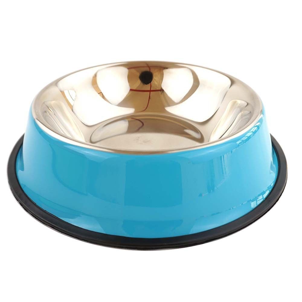 Stainless steel dog bowl, Green, 34 cm – photo 10