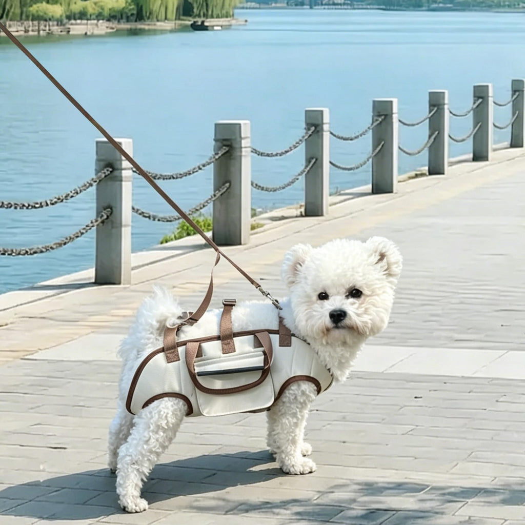 Steel Pack Hands-Free Dog Backpack Carrier – Brown