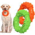 Steel Pack Tough Rubber Ring Chew Toy 2-Pack