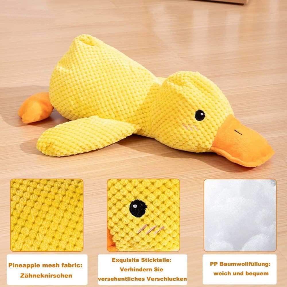 Steel Pack Calming Plush Duck – M