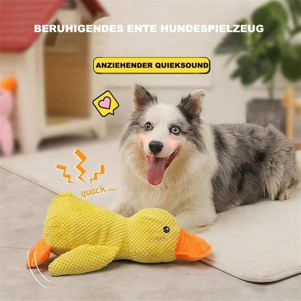 Steel Pack Calming Plush Duck – M