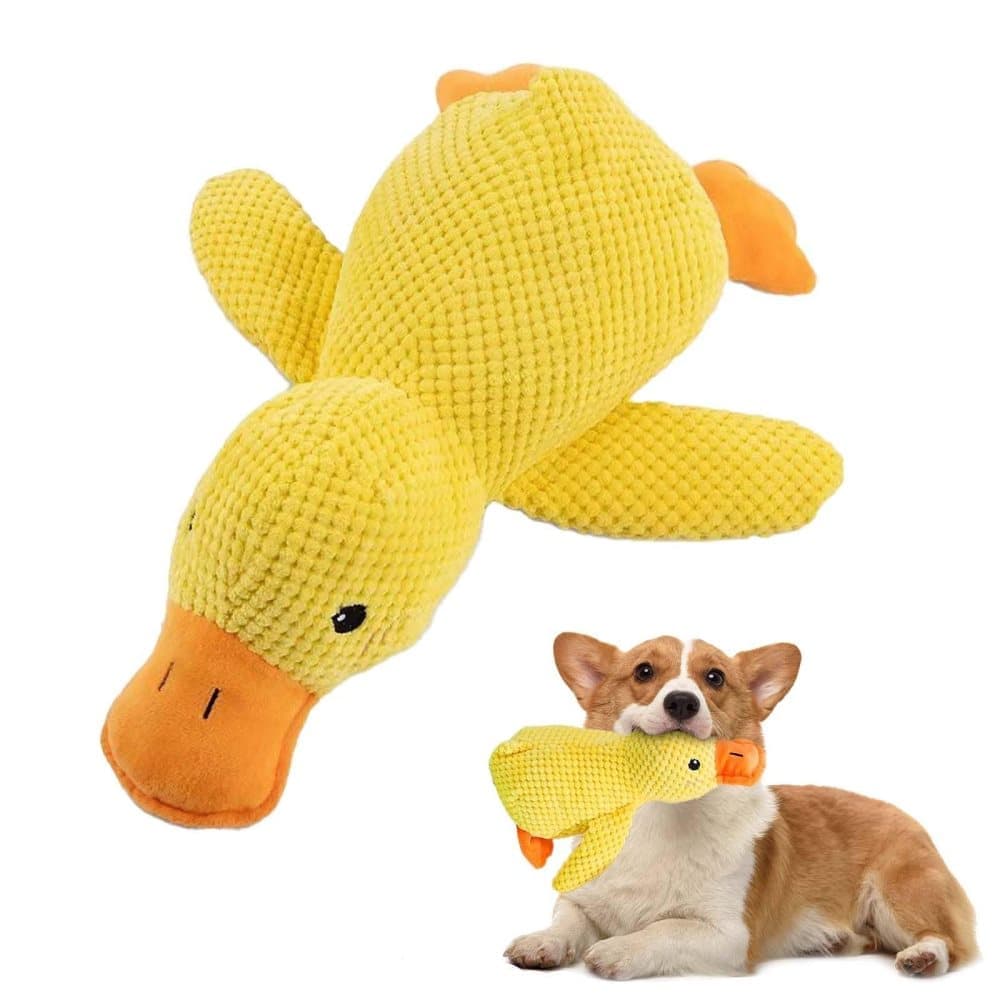 Steel Pack Calming Plush Duck – L
