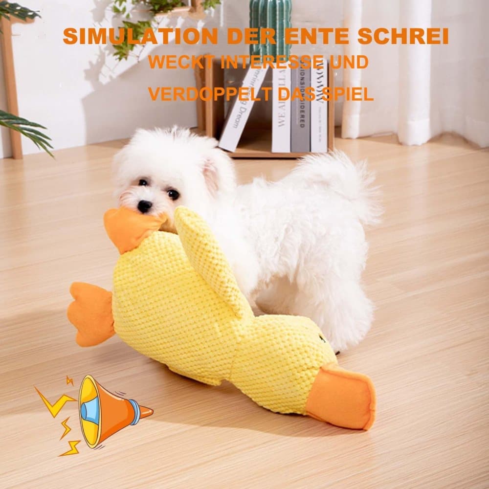 Steel Pack Calming Plush Duck – L