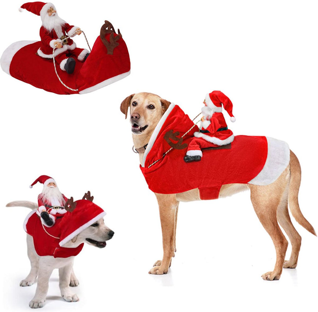 Santa Rider Christmas Costume, XXL