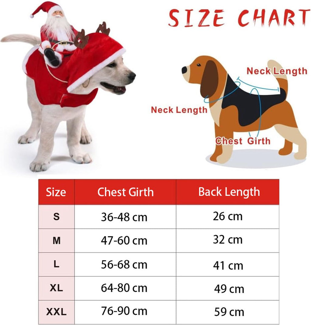 Santa Rider Christmas Costume, XXL – photo 2