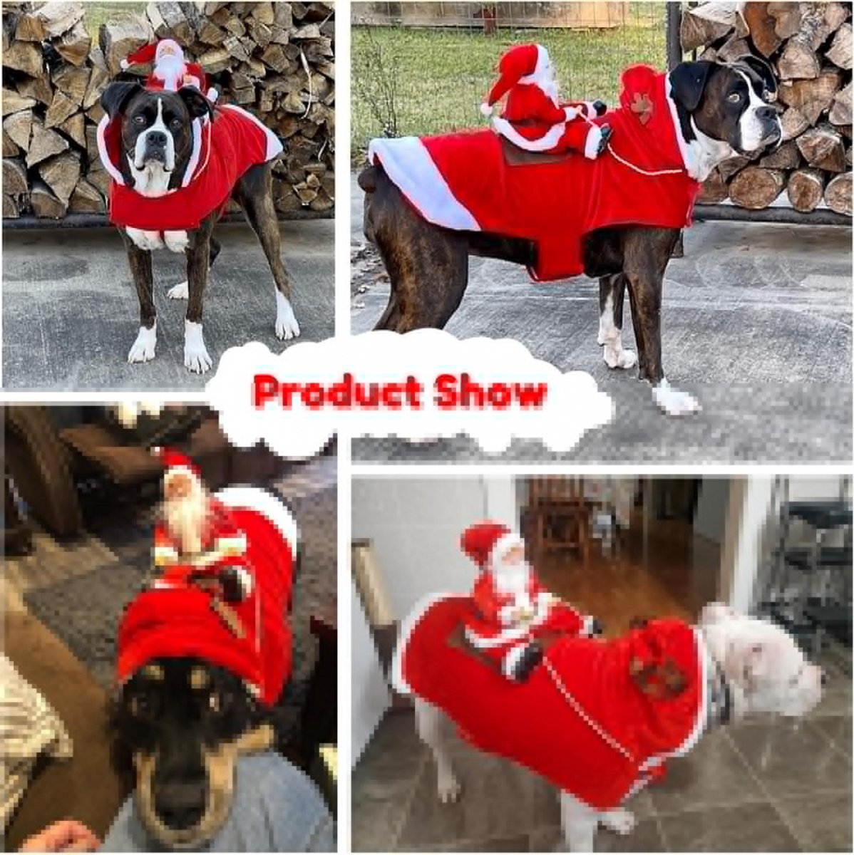 Santa Rider Christmas Costume, XXL – photo 3