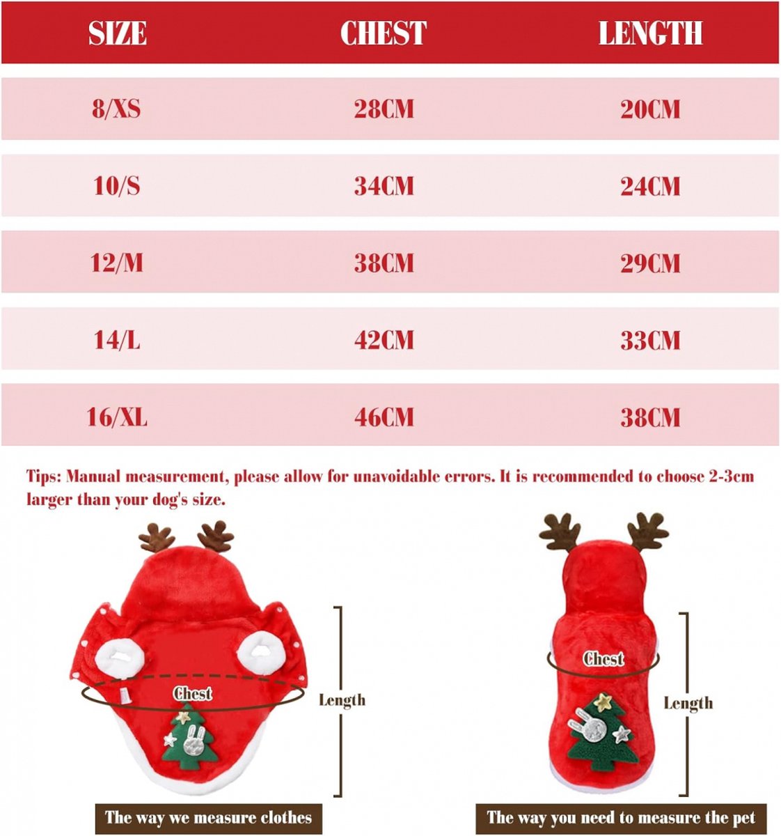 Christmas Reindeer Hoodie, XS – photo 2