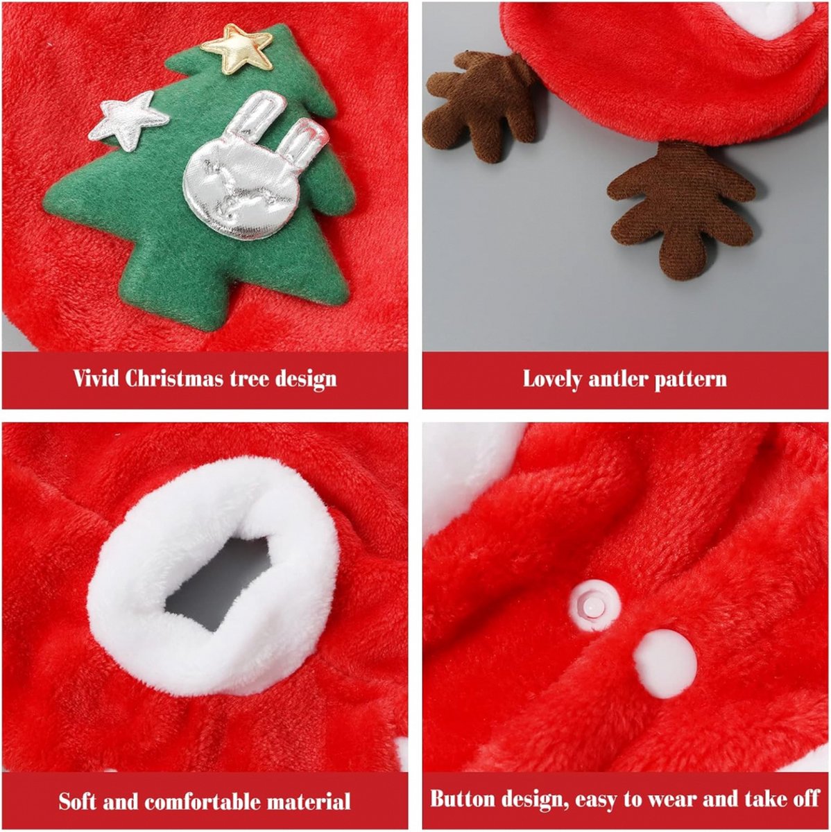 Christmas Reindeer Hoodie, XS – photo 4