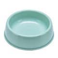 Plastic Dog Bowl, Non Slip Candy Color Plastic Pet Food Bowl, Shallow Cat Food Dish, Reusable Pet Food And Water, Green, 21 x 5.8 x 18 cm