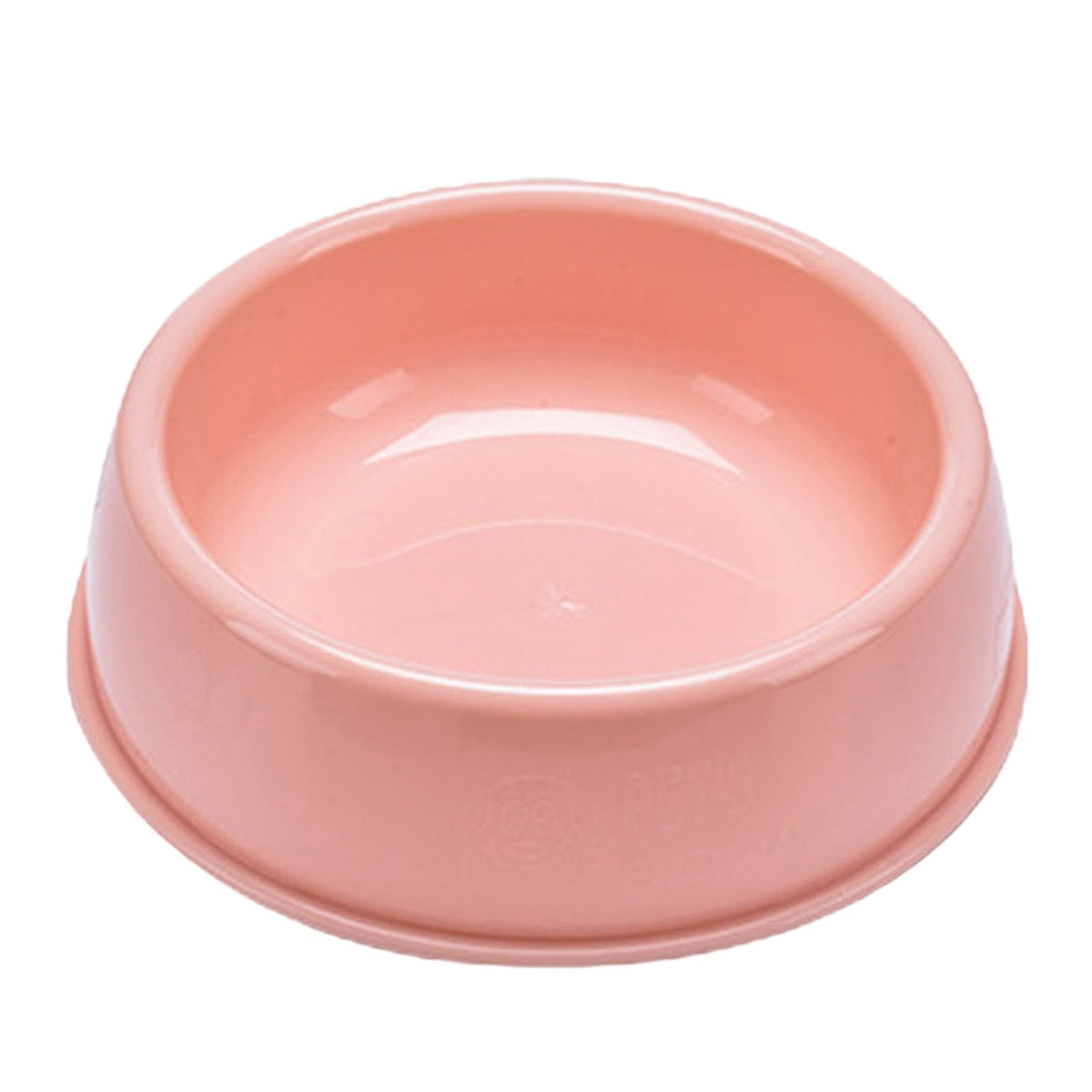 Plastic Dog Bowl, Non Slip Candy Color Plastic Pet Food Bowl, Shallow Cat Food Dish, Reusable Pet Food And Water, Pink, 21 x 5.8 x 18 cm