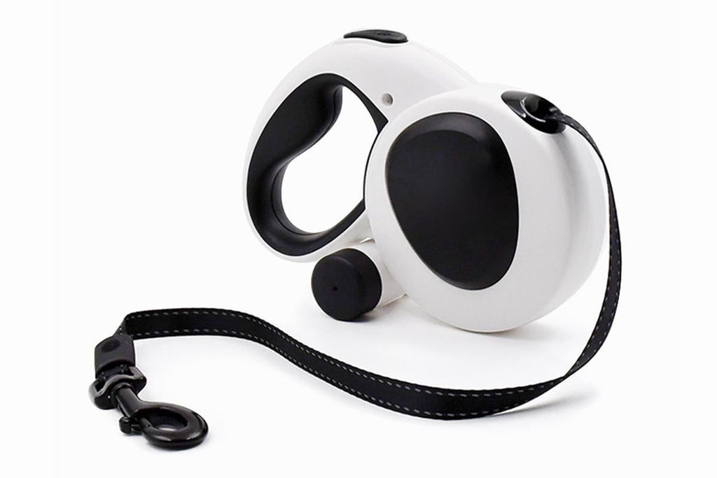 Steel Pack Retractable LED Leash – L