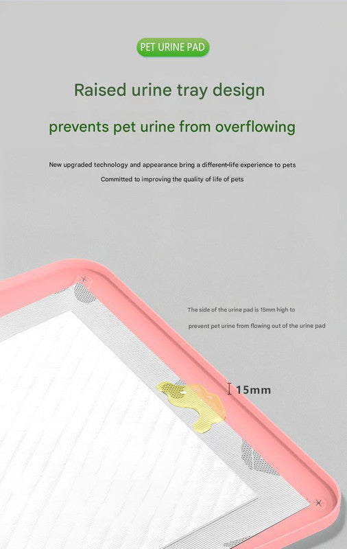 Steel Pack Silicone Pee Pad Holder (81 × 54 cm)