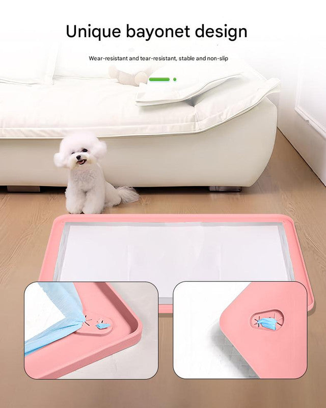 Steel Pack Silicone Pee Pad Holder (81 × 54 cm)