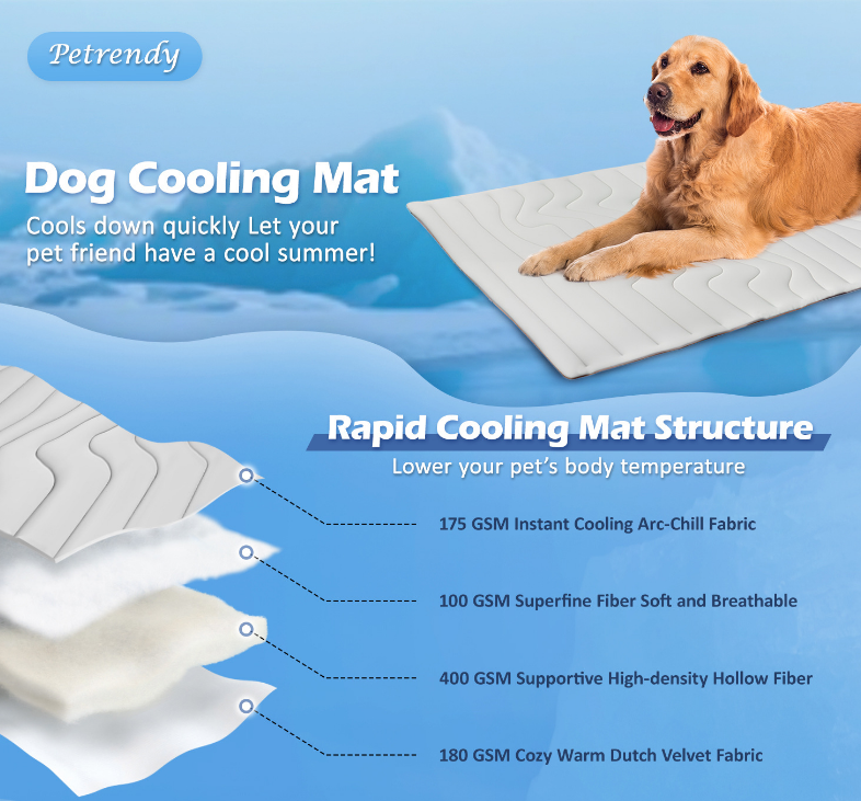 Steel Pack Cooling Mat 2-Pack – M (91 × 58 cm, up to 20 kg)