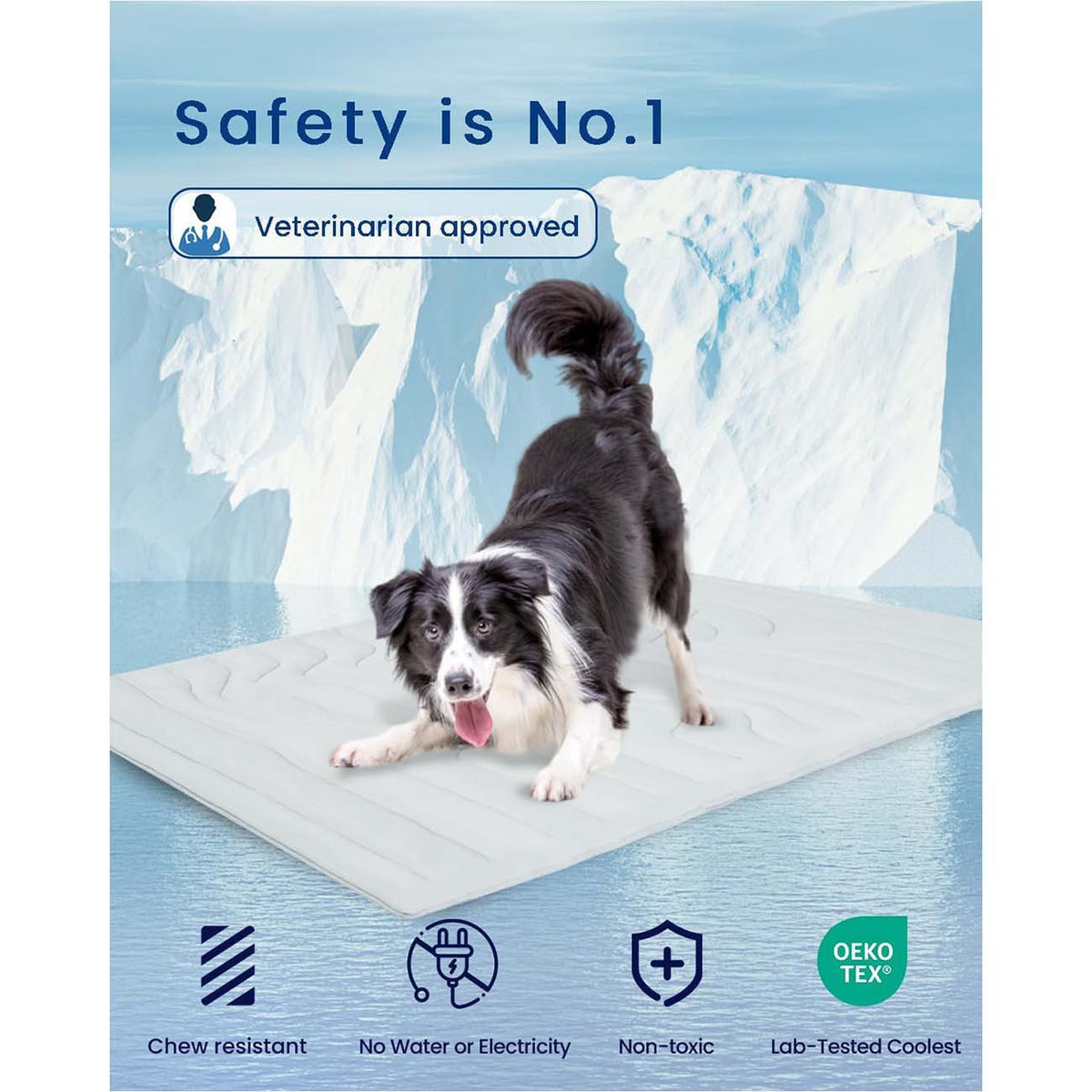 Steel Pack Cooling Mat 2-Pack – L (122 × 71 cm, up to 35 kg)