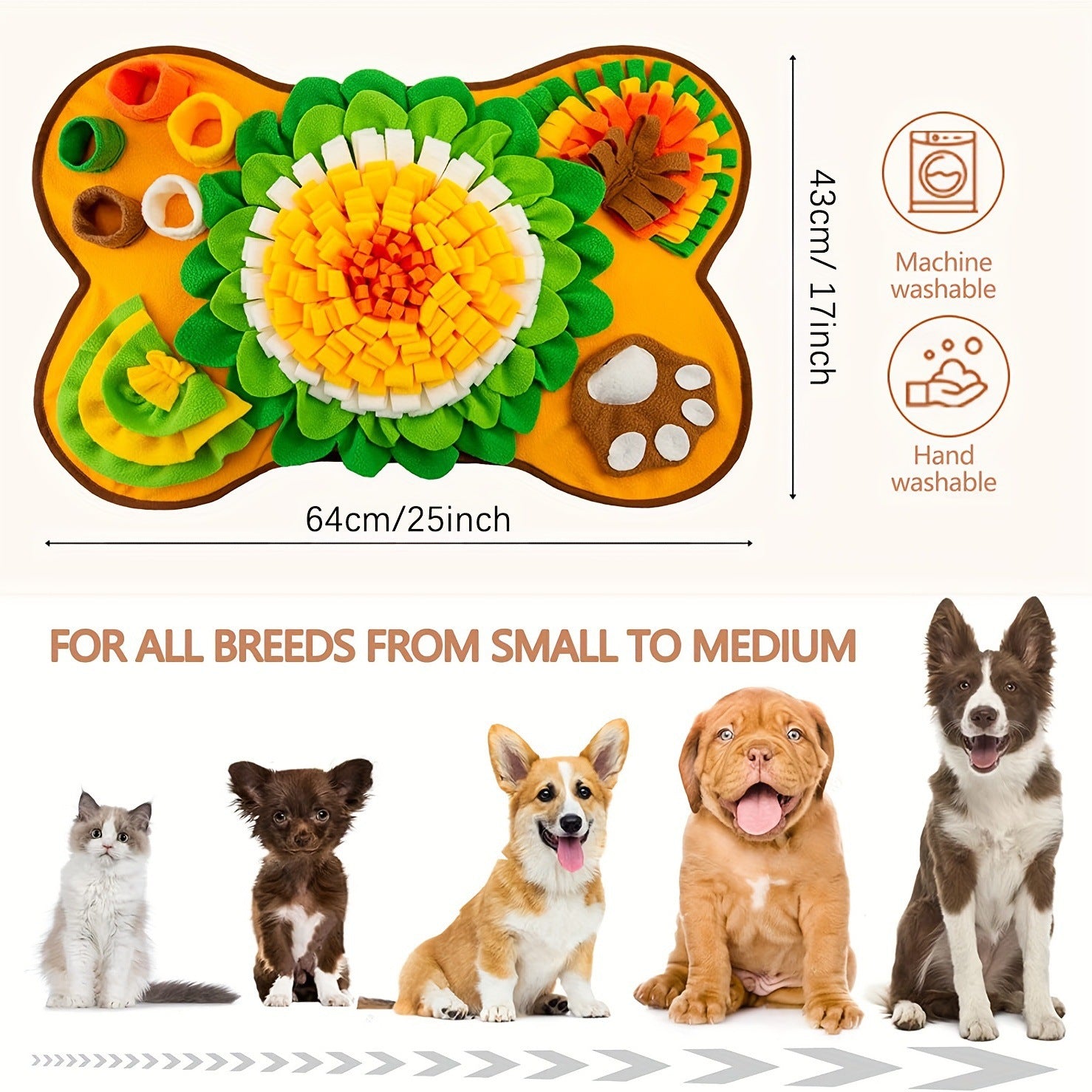 Steel Pack Snuffle Mat – Golden Yellow