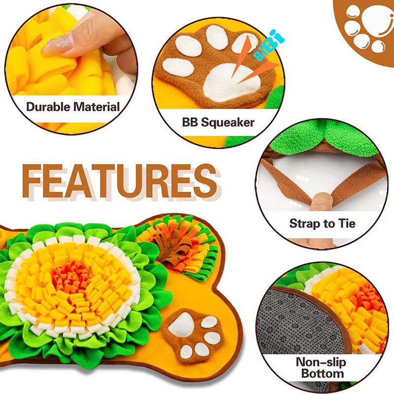 Steel Pack Snuffle Mat – Golden Yellow