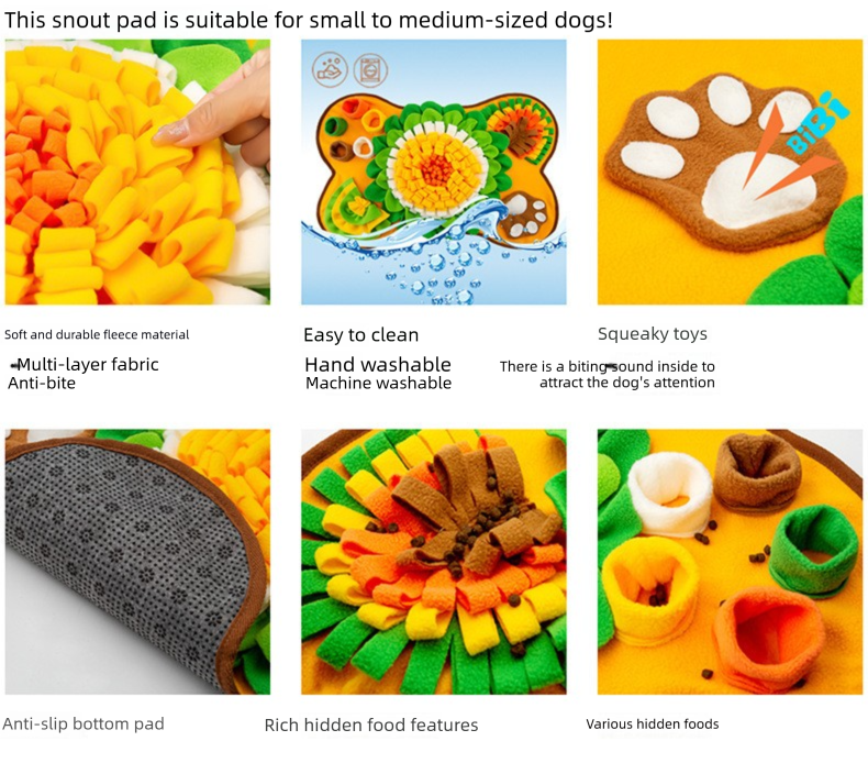 Steel Pack Snuffle Mat – Golden Yellow