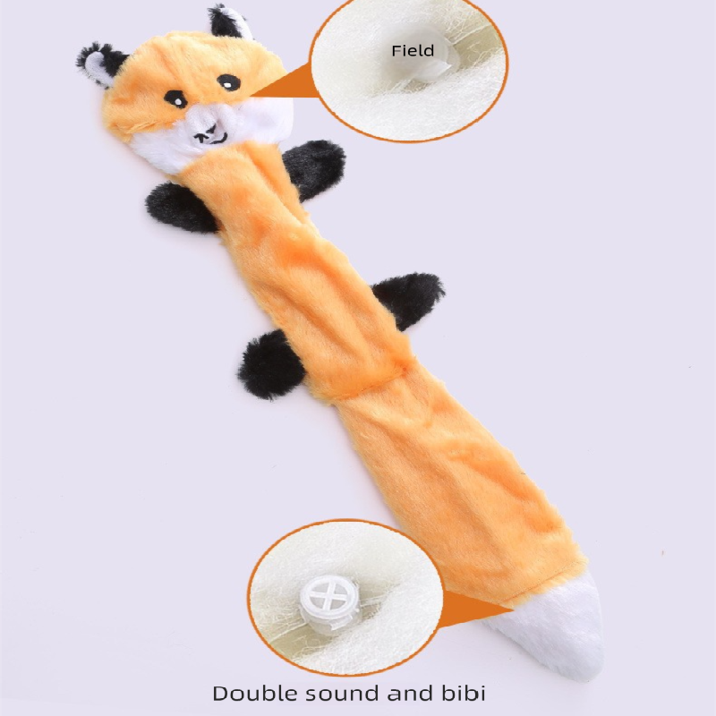 Steel Pack Plush Duo – Coffee Fox