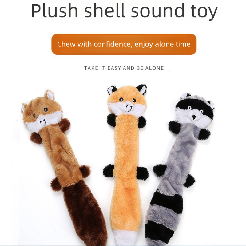 Steel Pack Plush Duo – Yellow Squirrel