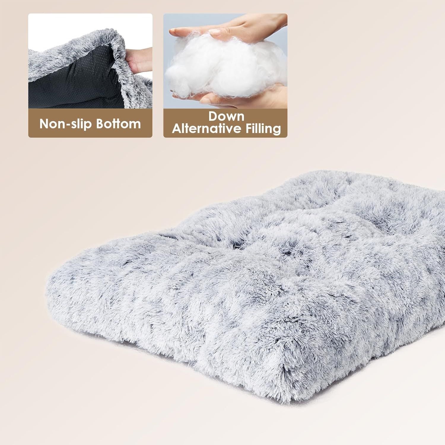 Steel Pack Plush City Bed – Grey, S