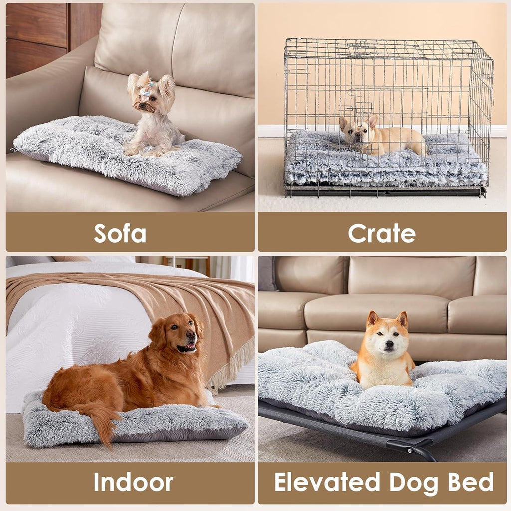 Steel Pack Plush City Bed – Grey, L