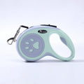 Green Automatic Retractable Dog Leash - 3M Extendable Lead with One-Handed Brake Lock - ABS Casing, Ergonomic Grip, Tangle-Free Nylon Tape, Outdoor Walking Essential