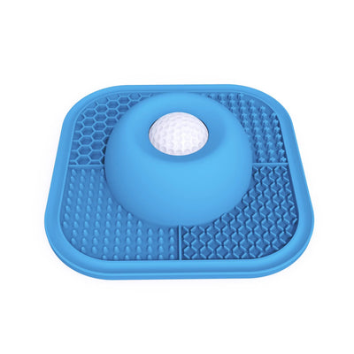 Steel Pack Slow Feeder Bowl & Lick Mat Set – Blue