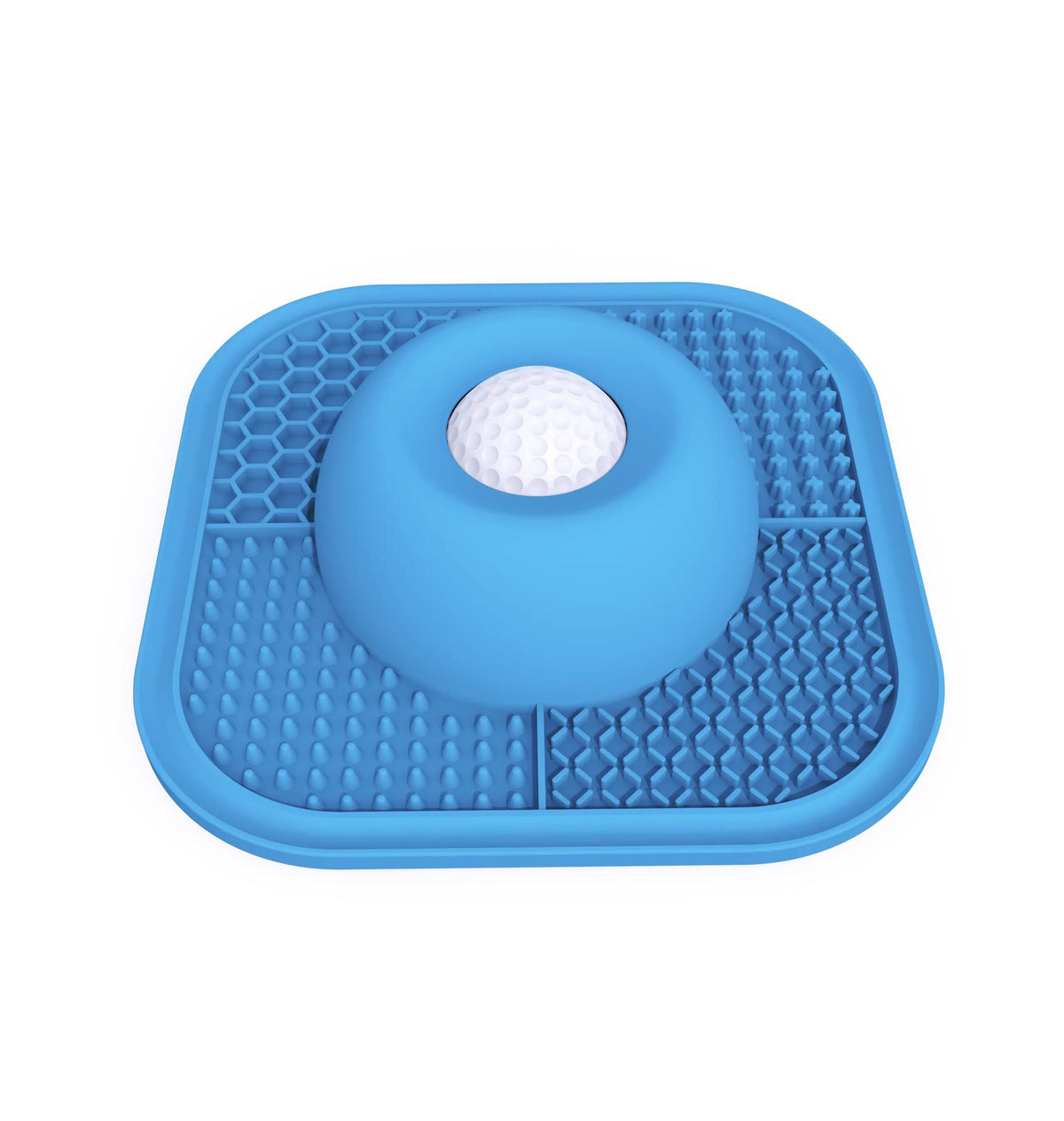Steel Pack Slow Feeder Bowl & Lick Mat Set – Blue