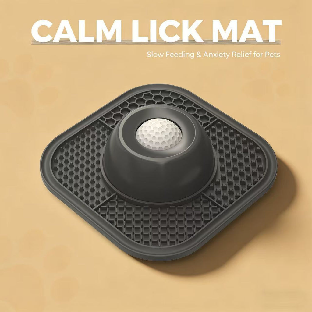 Steel Pack Slow Feeder Bowl & Lick Mat Set – Blue