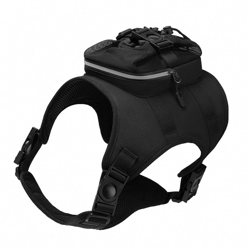 Steel Pack No-Pull Backpack Harness – Black, L (22 kg+)